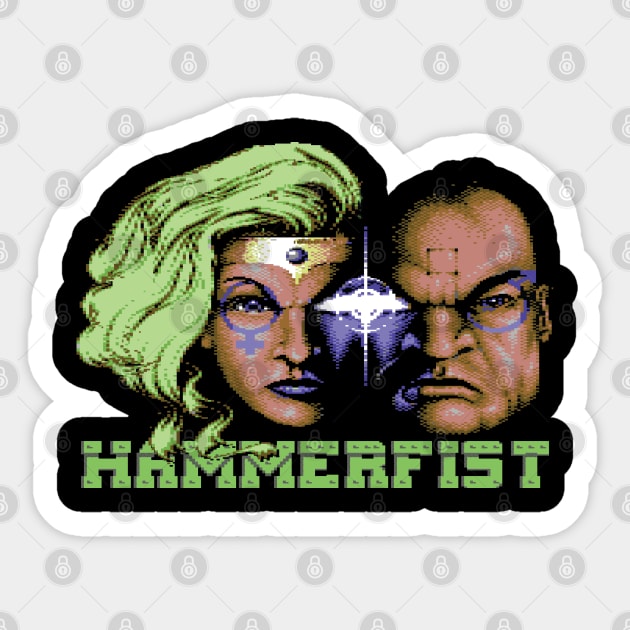 Hammerfist Sticker by ilovethec64